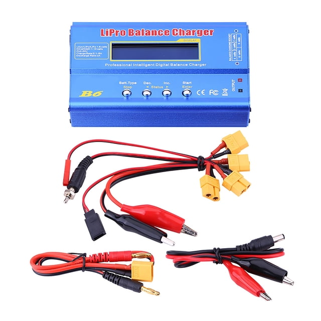 RC Balanced Charger, Charge And Discharge Intelligently RC Battery Charger, Metal RC Lipo Battery Digital Balanced Charger For Office Outdoor Professional Home