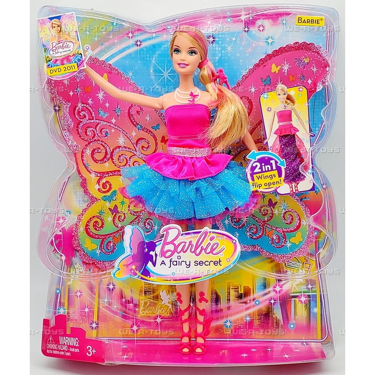 Barbie A Fairy Secret Transforming Doll 2010 Mattel T7349 - Walmart.com