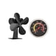 thumbnail image 1 of Termómetro Y Ventilador De Estufa De Leña Calor Para Leña / Estufa De Leña / Chimenea Chimenea Ecológica Soledad Ventilador de estufa de chimenea silencioso, 1 of 10