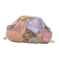 thumbnail image 4 of Bolso de mano tipo clutch con bordado floral y cadena extraíble para mujer. Caqui, 4 of 9