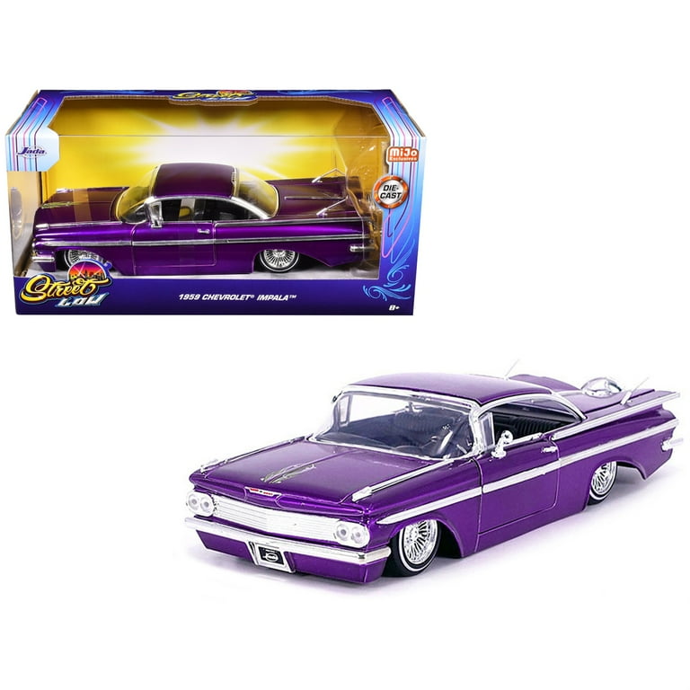 1959 Chevrolet Impala Lowrider Green Metallic with Cream Top and
