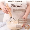 thumbnail image 3 of Sourdough Starter Kit, Bread Proofing Basket with Glass Sourdough Starter Jar, Sourdough Bread Baking Supplies, 9'' Round Bread Proofing Basket, for Bread Making Baking Fermentation, 3 of 8
