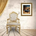 thumbnail image 3 of W Krogman 20x23 Gold Ornate Framed and Double Matted Museum Art Print Titled - Tank Battle (Between 1939 and 1946), 3 of 4