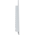 thumbnail image 3 of Ekena Millwork 42"W x 35"H Right Triangle Gable Vent - Left Side (50 1/2"W x 42"H Frame Size) 10/12 Pitch Functional, PVC Gable Vent with 1" x 4" Flat Trim Frame, 3 of 14