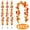 Design 2, variant on Fall Garlands Maple Leaf Thanksgiving Decorations Artificial Autumn Yellow Harvest Garland Hanging Vines for Home Wedding Fireplace Party Indoor Outdoor 22.96ft 4PCS Design 7