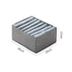 thumbnail image 2 of Closet Storage Box with Handle - Gray - 35*24*17cm - 1pc, 2 of 5