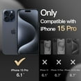thumbnail image 2 of JETech Case for iPhone 15 Pro 6.1-Inch, Heavy Duty Dual-Layer Rugged Protection, Shockproof Protective Tough Phone Cover with Matte Back (Navy), 2 of 6