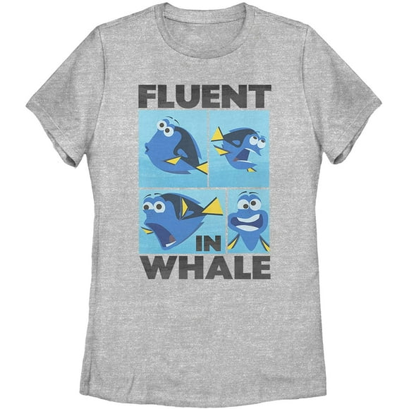 Womens Finding Dory Fluent in Whale T-Shirt