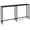Black, variant on HOOBRO 63" Narrow Console Table with Charging Station,Greige