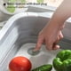 thumbnail image 2 of Yuarrent Tabla de cortar multifunción, cesta de drenaje plegable, lavabo de verduras plegable, organizador de cocina portátil Utensilios de cocina Yuarrent HA021654-00, 2 of 5