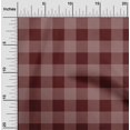 thumbnail image 1 of oneOone Polyester Lycra Fabric Gingham Check Printed Fabric 1 Yard 56 Inch Wide, 1 of 4