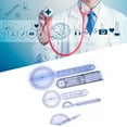 thumbnail image 2 of Goniómetro médico, 5 piezas, 6/8/10 pulgadas, regla de articulación médica de 360 grados, regla médica confiable y duradera, 2 of 8