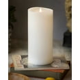 thumbnail image 6 of Seasonal LLC 3" x 7" Paraffin Realistic Adjustable Brightness LED Gold Flameless Pillar Candle, 6 of 10