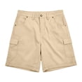 thumbnail image 4 of BLVB Bermuda Cargo Shorts for Women with Pockets High Waist Long Dressy Shorts Outdoor Summer Short Pants, 4 of 6