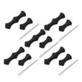 thumbnail image 4 of Archery Bowstring Saver, Bowstring Finger Savers Easily Mount Stable Soft Silicone With Pin For Shooting Black, 4 of 8