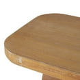thumbnail image 5 of DecMode 55" x 32" Brown Wood Rectangle Console Table with Arched Legs, 1-Piece, 5 of 9