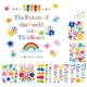 thumbnail image 1 of Calcomanías de pared con citas inspiradoras y coloridas: positividad salpicada en tu espacio Handprint Haven, 1 of 6