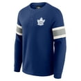 thumbnail image 2 of Men's Darius Rucker Collection by Fanatics Navy Toronto Maple Leafs Waffle-Knit Raglan Long Sleeve Henley T-Shirt, 2 of 6
