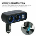 thumbnail image 6 of Car Cigarette Lighter Socket Adapter Dual USB Double Plug Charger 12V. X7G7, 6 of 8