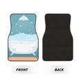 thumbnail image 2 of Fuzoiu Bathtub with Soap Bubbles Print Carpet Floor Mats for Car,Car Foot Mat Set,Universal Fit 4 Piece Mat Pad Set,Fits Most Cars Trucks Vans Sedans SUV Auto Carpet Mat Se, 2 of 7