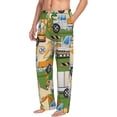 thumbnail image 2 of Xecao Construction Machinery1 Men's Straight Lounge Pajama Pants: The Ultimate in Comfortable Sleepwear, 2 of 9