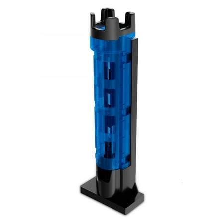 Zhuitw Plastic Fishing Barrel Rack Detachable Fishing Box Rod Display Bracket Adjustable Portable Durable for Angler Supplies