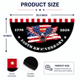 thumbnail image 2 of 250th Anniversary USA Half Circle Fan Flag 18"x35.5", 4th of July Independence Day Patriotic Decoration, Red White Blue 1776–2026 America 250th Anniversary Hanging Decor for Porch, Fence & Railing, 2 of 5