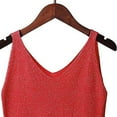 thumbnail image 4 of adviicd Débardeurs pour Femmes Lot Camisole Ajustable pour Femmes Sans Manches à Encolure Carrée à Bretelles Débardeurs Chandail de Base (Rouge, Taille Unique), 4 of 4