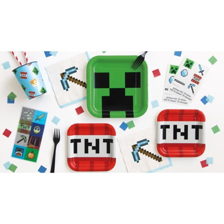Minecraft Party Supplies Walmart Com - girl roblox party bags favors masks in 2019 kids party themes