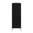 thumbnail image 5 of Benjara Sami 49 Inch Tall Dresser, 5 Drawers, Mirror Trim, Embossed Texture, Black, 5 of 6