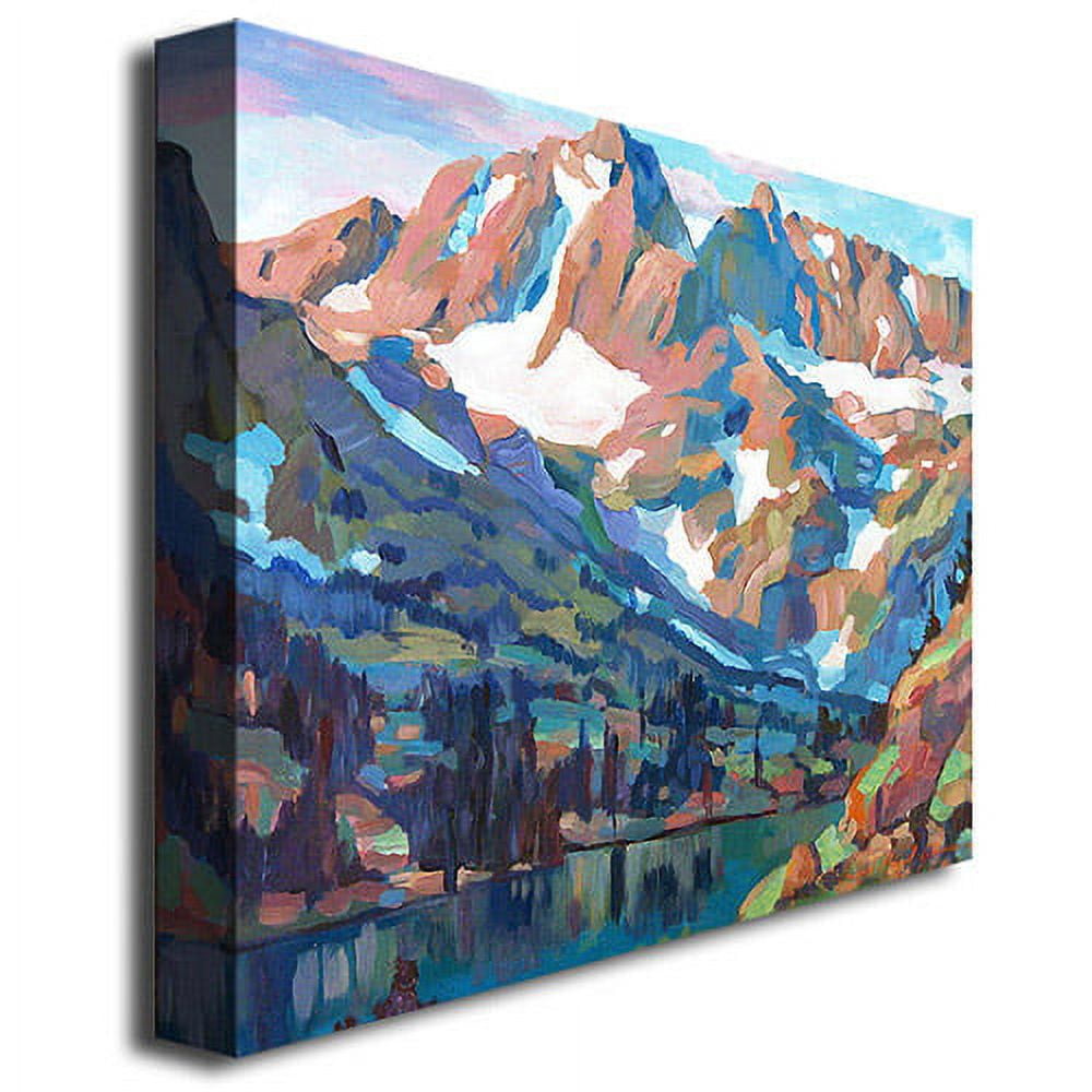 Trademark Art "Sierra Nevada Silence" Canvas Wall Art by David Lloyd Glover