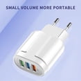 thumbnail image 4 of 3-port USB Charging Head Macaron Color Matching Charging Head Portable USB Charging Head, 4 of 5