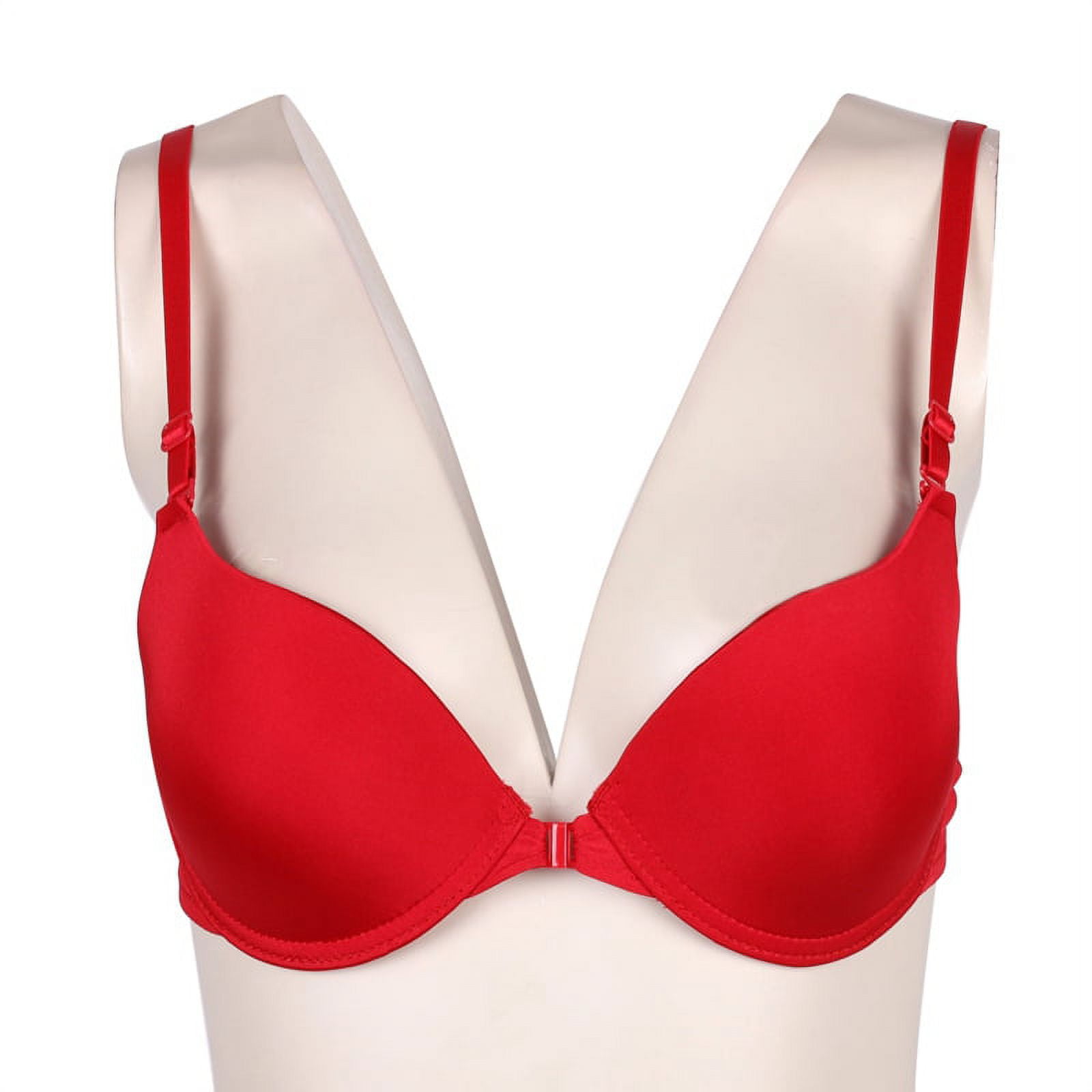 Sexy Lace Bras For Women Sexy Front Closure Lingerie Comfort Bra Push Up  Adjusted Backless Bra Underwear (Size : Large, Color : RED_ONE SIZE) : Buy  Online at Best Price in KSA 