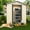 5x3 Feet White, variant on Storage Shed with Window & Lock - Secure Metal Shed for Tools, Bikes, Garden. Easy Assemble Storage Sheds & Outdoor Storage 5FTx3FT
