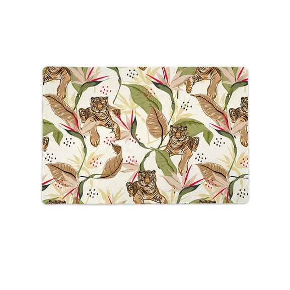 Tigers In The Tropic Mat Rectangle -Image by Shutterstock,