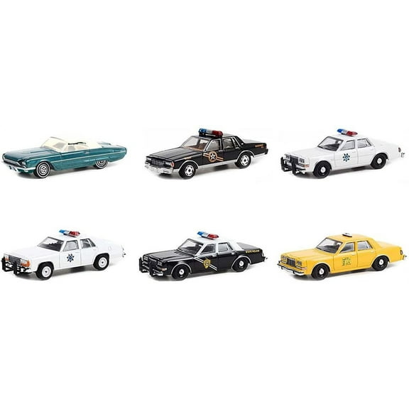 Greenlight Thelma & Louise Special Edition Diecast Car Set - Box of 6 1/64 Scale Diecast Model Cars, Assorted Colors
