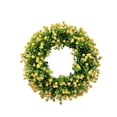 thumbnail image 2 of 13.4 Inch Farmhouse Spring Wreath for Front Door - Colorful Cottage Artificial Wreath, All Seasons Home Decor for Wall Window and Festival Party, 2 of 5