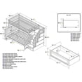 thumbnail image 4 of Leo & Lacey Twin Over Full Staircase Storage Bunk Bed, 4 of 4