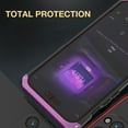 thumbnail image 6 of SaniMore for iPhone 13 Pro 6.1" 2021 Case, Heavy Duty Protective Alloy Frame Rugged Frosted PC Backplane Drop Resistant Shockproof Anti-scratch Slim Lightweight Hybird Case for iPhone 13 Pro, Blue, 6 of 8