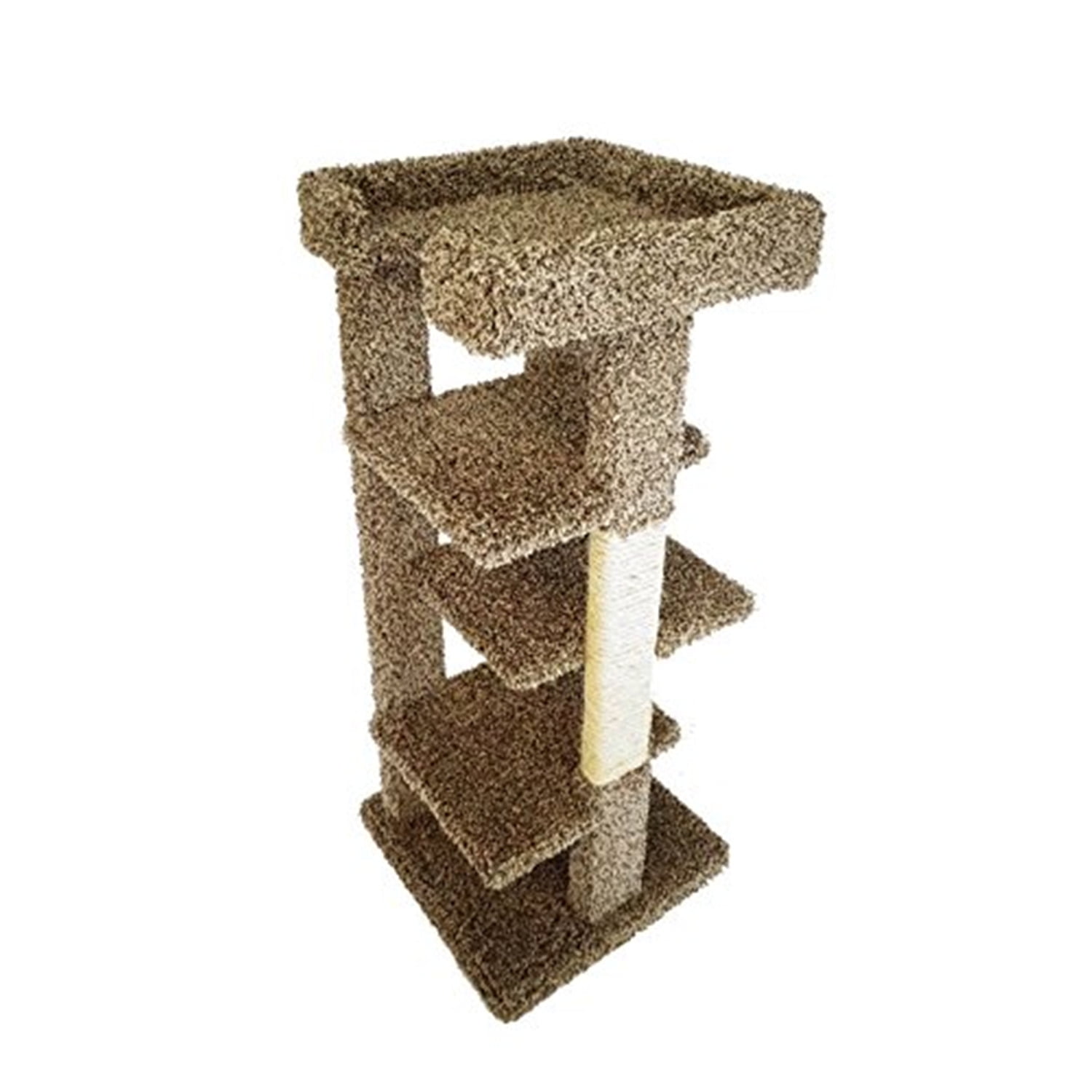 New Cat Condos 71 In Solid Wood 5 Level Large Cat Tree Tower Walmart Com Walmart Com