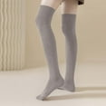 thumbnail image 3 of ktowifly Womens Knee High Socking Thermal Warm Thick Winter Solid Color Trendy Socks for Cold Weather, 3 of 5