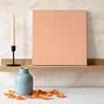 thumbnail image 3 of Ships Next Day Canvas Wall Art 10"x10", Peach Fuzz Wood Framed Canvas Print Painting, Modern Pure Peach Fuzz Ready to Hang Small Picture Wall Decor for Home Kitchen Nursery Office, 3 of 9