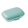 thumbnail image 2 of Ke1Clo 8 Compartments Daily Travel Organizer, Portable Pill Case with Double Lock for Pocket Purse, Small Storage Box for Suitcase Backpack Handbag, Blue, 2 of 6