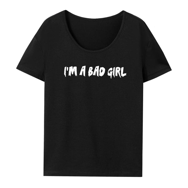 Camiseta de mujer con cuello redondo, camisetas de verano a la moda para el trabajo, regalo del día de San Valentín L