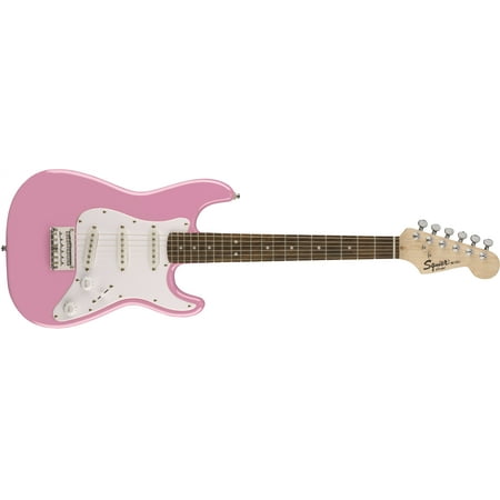 Fender Squier Mini Strat V2 Electric Guitar, Hardwood Fingerboard - (Best Pickups For Squier Strat)