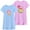 Blue, variant on Little Hand Girls Nightgowns 2pcs Summer Short Cotton Sleep Dresses Dress for Kids Clothing 7T