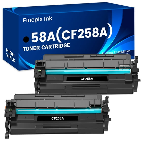 58A Toner Cartridges With CHIP Compatible for HP 58A CF258A 58X CF258X Laserjet Pro MFP M428fdw M404n M428fdn M404dn Printer Ink CF258A Black 2 Pack