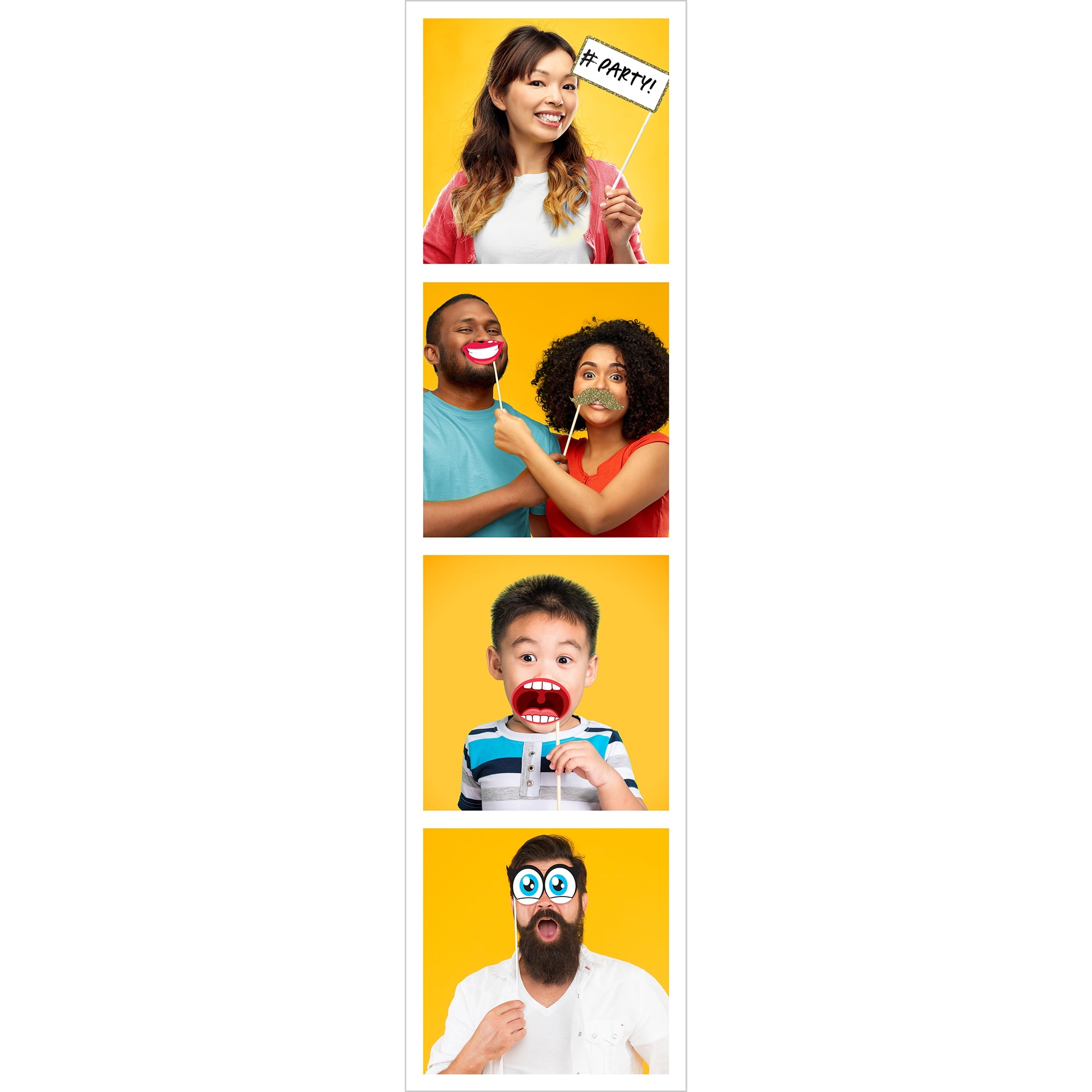Multicolor Party Photo Booth Props, 20 Pieces, by Way To Celebrate