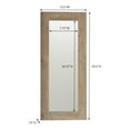 thumbnail image 2 of Household Essentials 8078-1 Ashwood Rectangular Wall Mirror, 2 of 5
