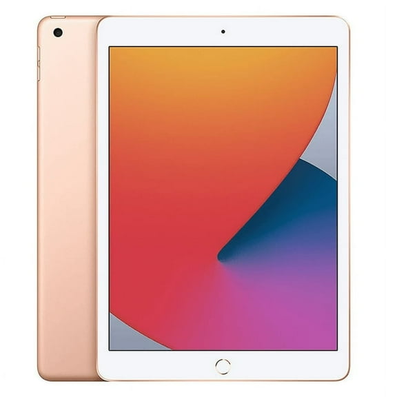 Restored 2020 Apple iPad Wi Fi Cellular 128 GB Gold (8th Generation) (Refurbished)